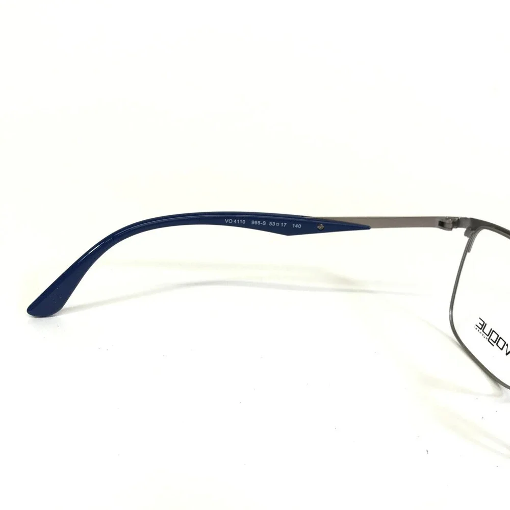 Vogue Eyeglasses Frames VO4110 965-S Matte Grey Blue Purple Plum 53-17-140